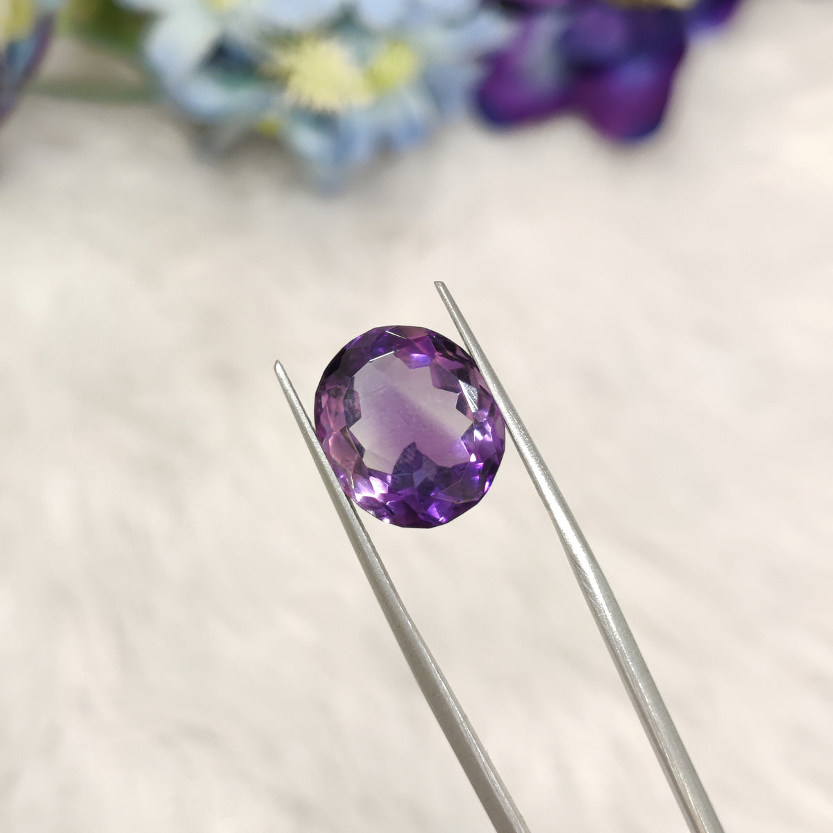 Natural Amethyst (Jamunia) | AME 262 | 7.24 Carat | Certified