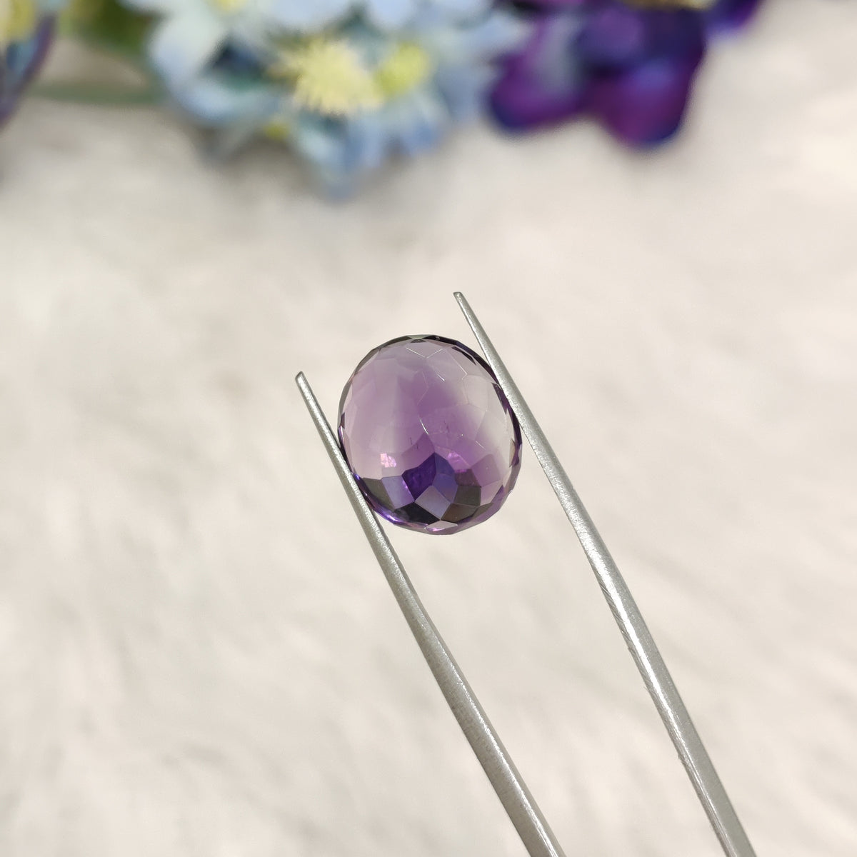 Natural Amethyst (Jamunia) | AME 262 | 7.24 Carat | Certified