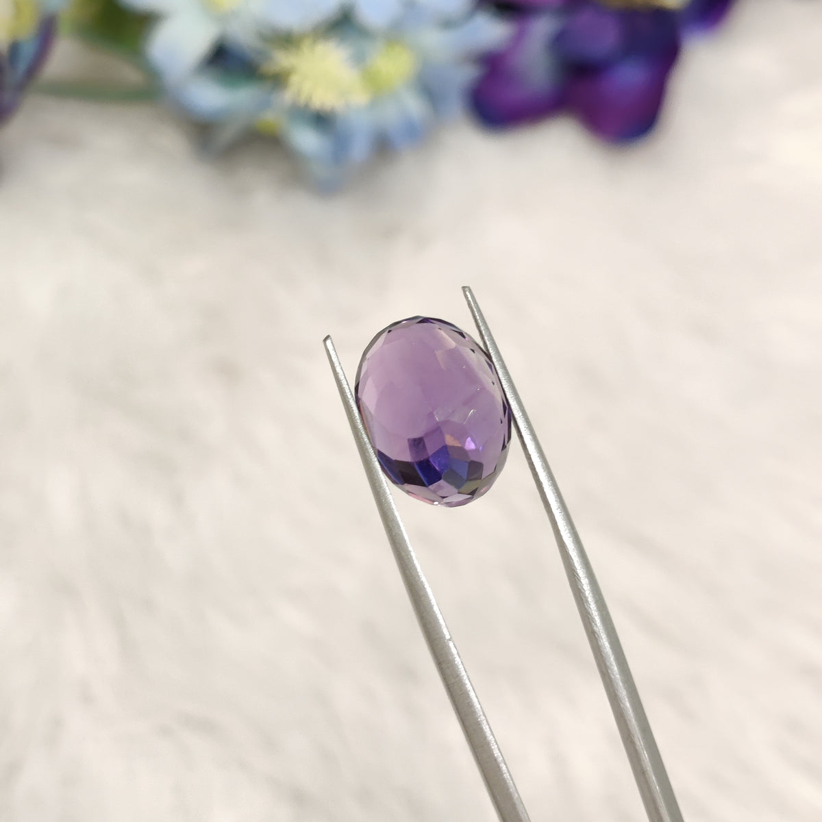 Natural Amethyst (Jamunia) | AME 265 | 7.52 Carat | Certified