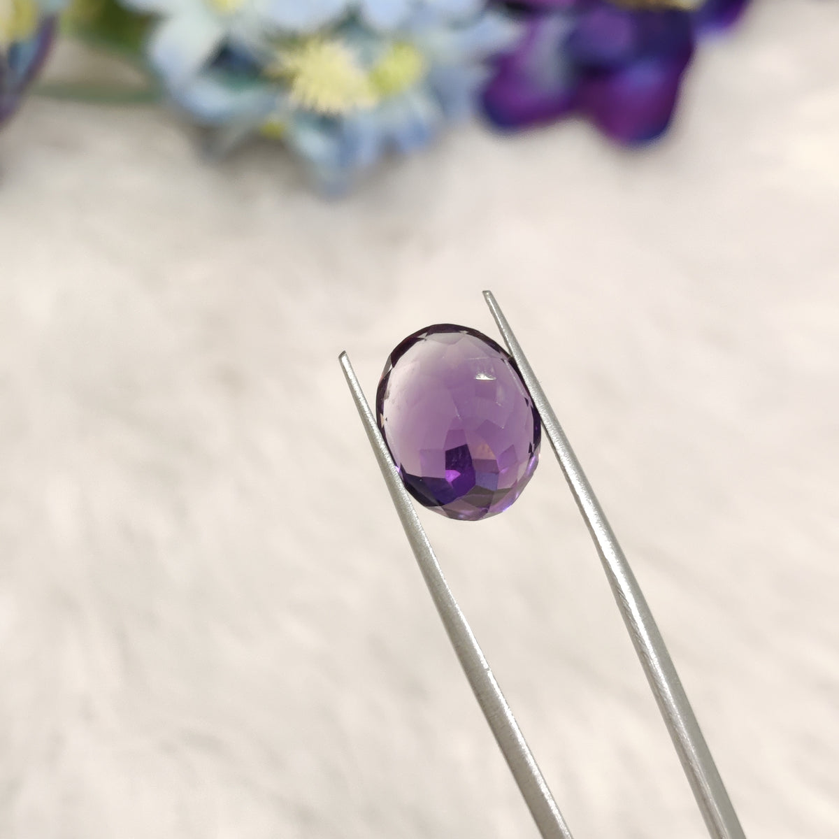 Natural Amethyst (Jamunia) | AME 266 | 6.54 Carat | Certified