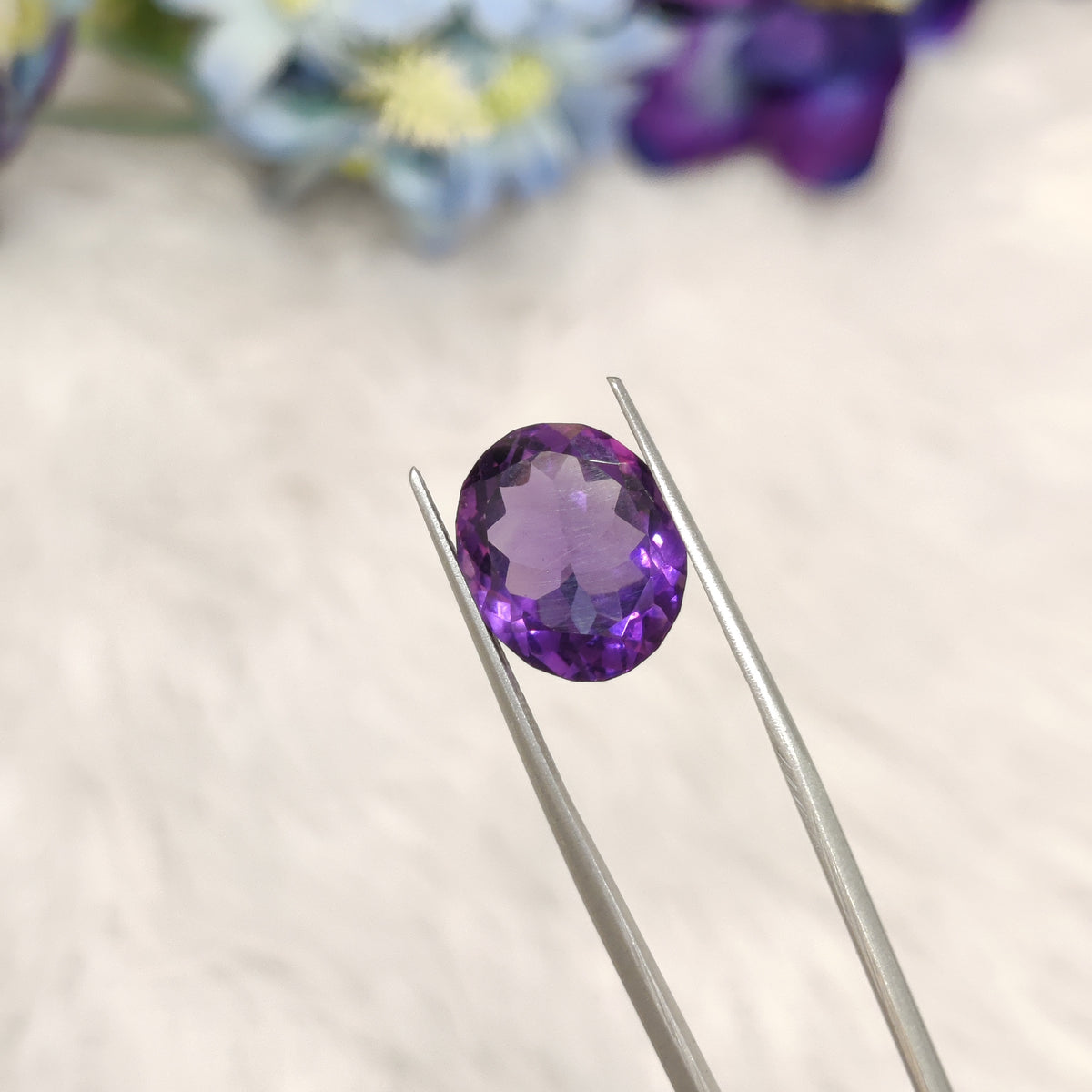 Natural Amethyst (Jamunia) | AME 268 | 7.63 Carat | Certified