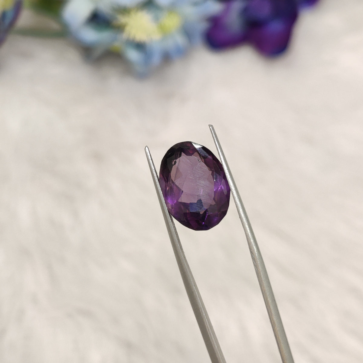 Natural Amethyst (Jamunia) | AME 270 | 7.23 Carat | Certified