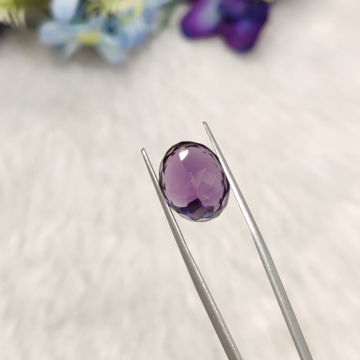 Natural Amethyst (Jamunia) | AME 271 | 6.83 Carat | Certified
