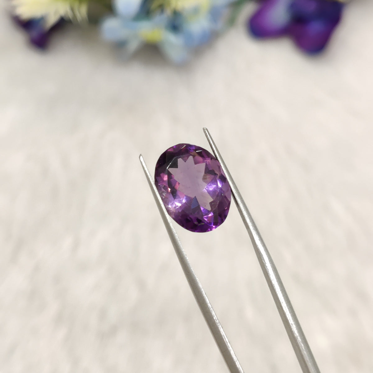 Natural Amethyst (Jamunia) | AME 274 | 6.6 Carat | Certified