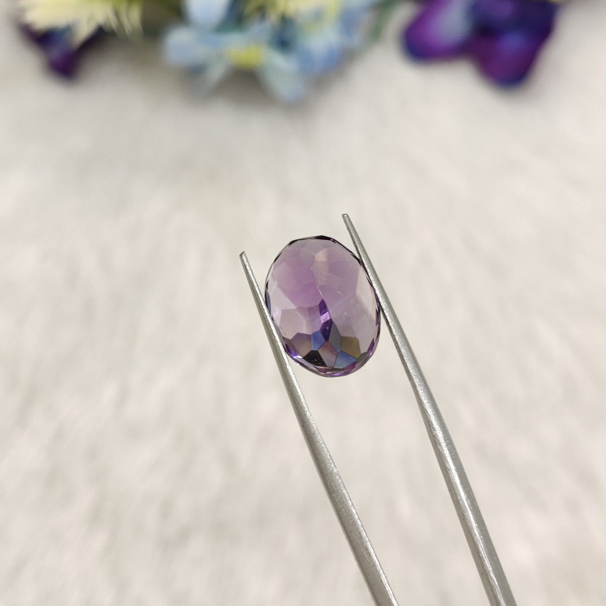 Natural Amethyst (Jamunia) | AME 274 | 6.6 Carat | Certified