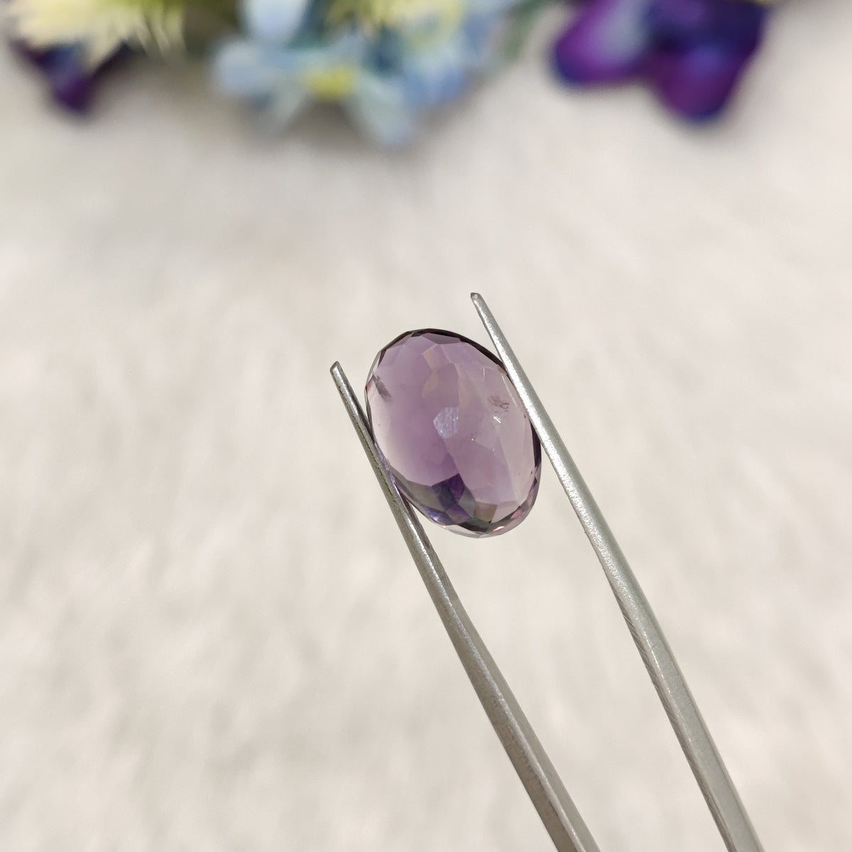 Natural Amethyst (Jamunia) | AME 275 | 6.61 Carat | Certified