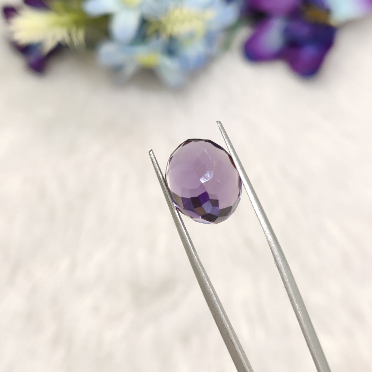 Natural Amethyst (Jamunia) | AME 277 | 7.07 Carat | Certified