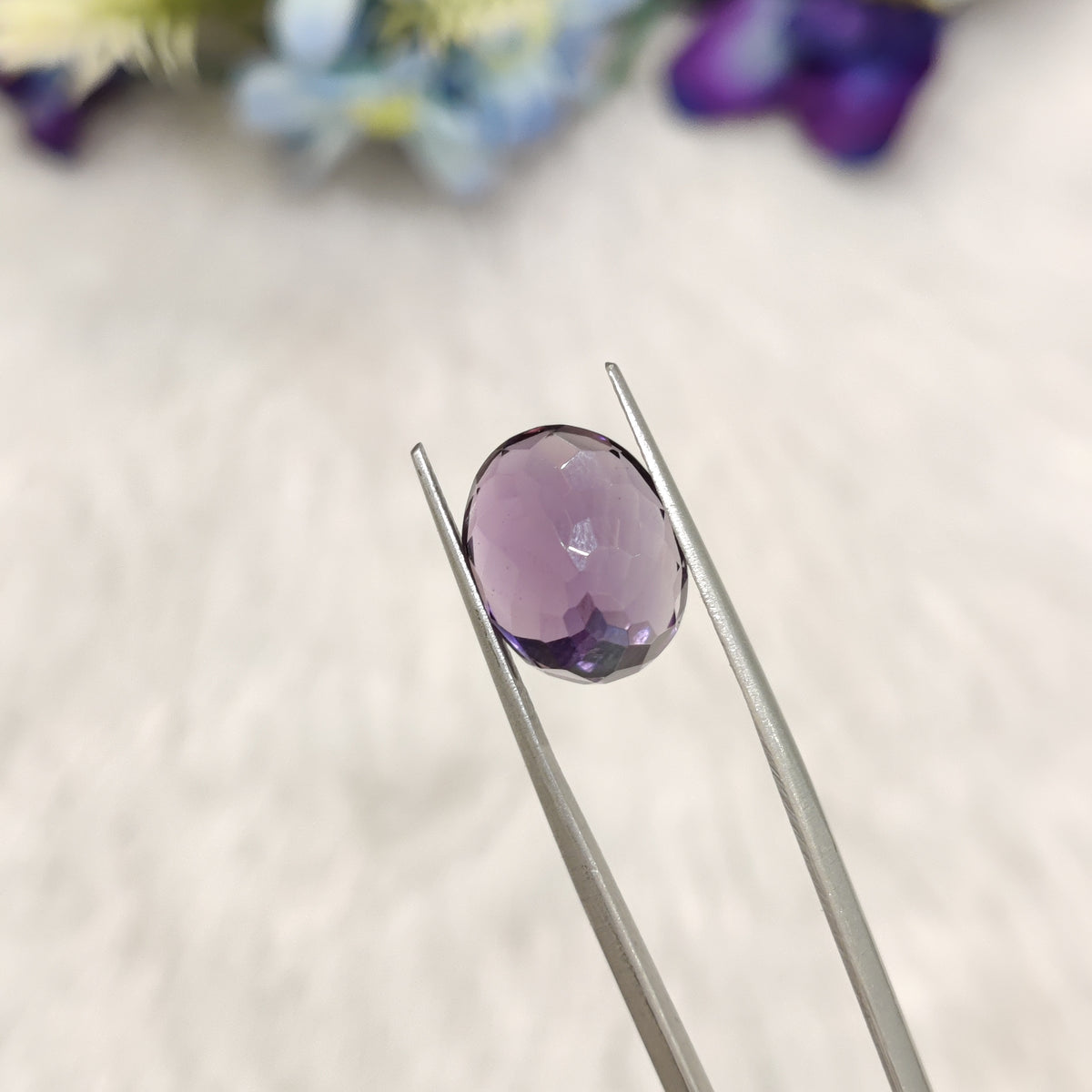 Natural Amethyst (Jamunia) | AME 280 | 6.89 Carat | Certified