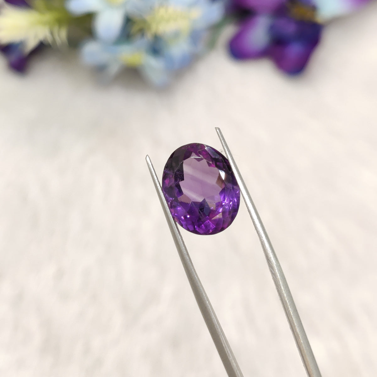 Natural Amethyst (Jamunia) | AME 282 | 7.27 Carat | Certified