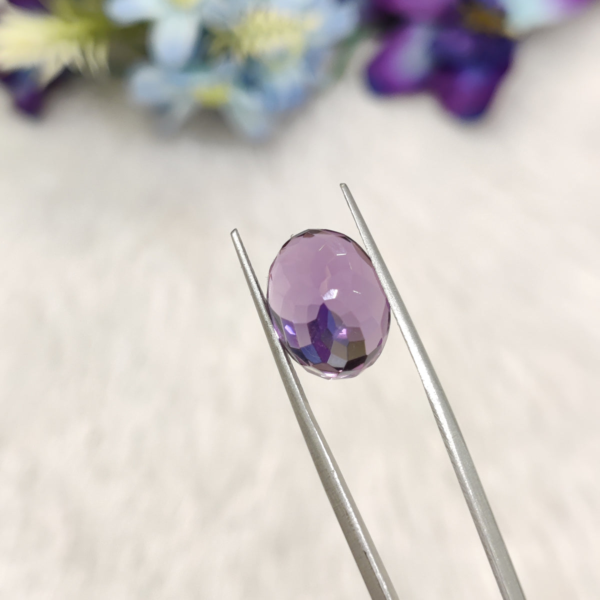 Natural Amethyst (Jamunia) | AME 284 | 6.97 Carat | Certified