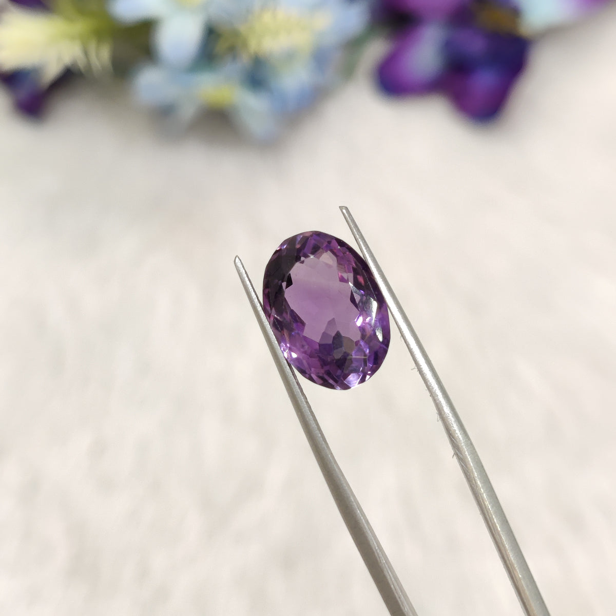 Natural Amethyst (Jamunia) | AME 285 | 7.22 Carat | Certified