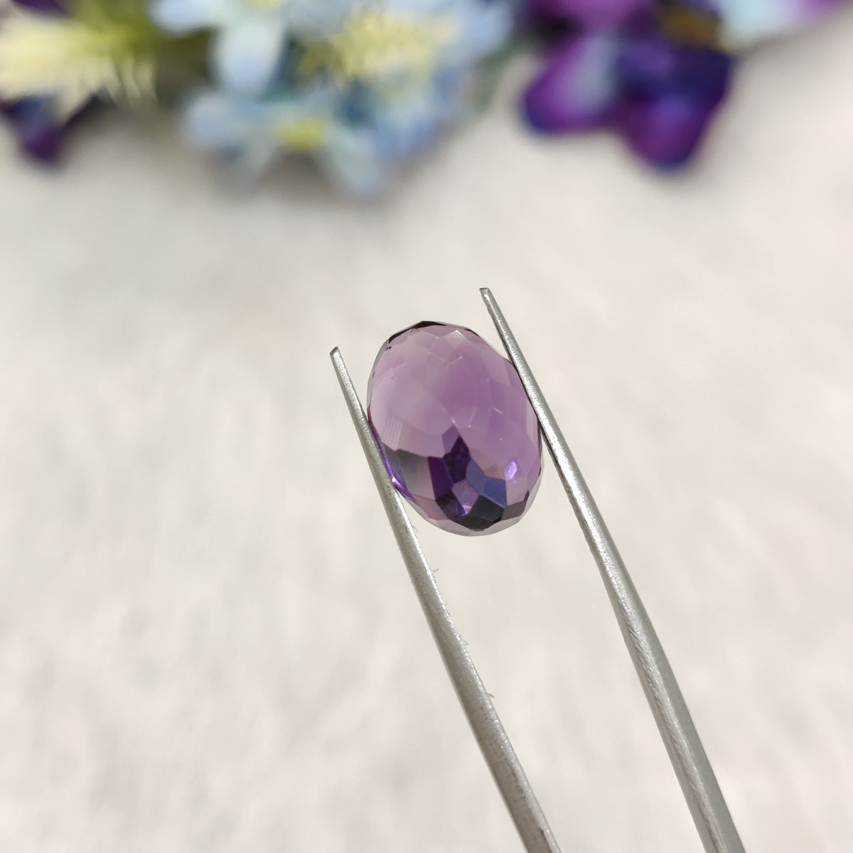 Natural Amethyst (Jamunia) | AME 285 | 7.22 Carat | Certified