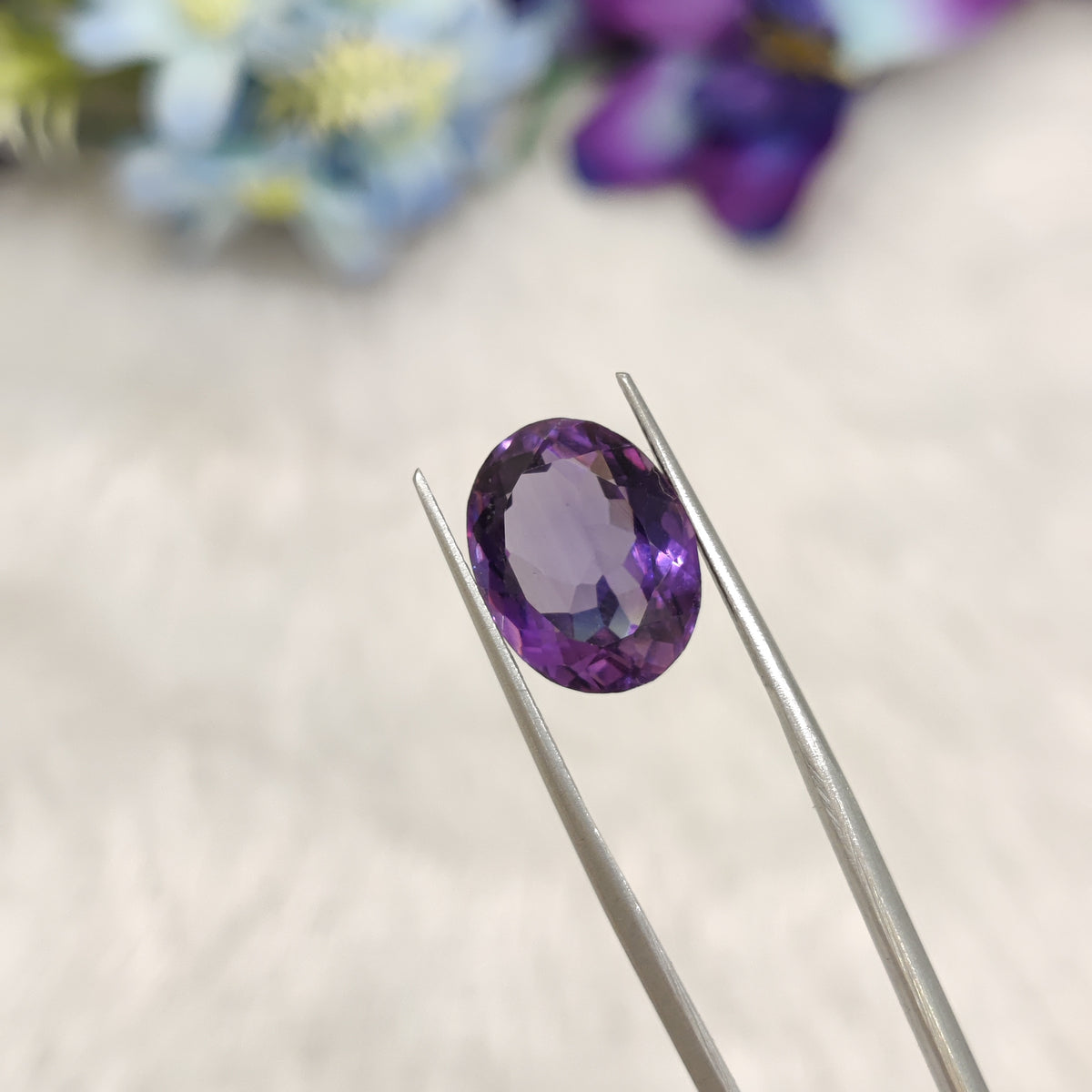 Natural Amethyst (Jamunia) | AME 286 | 6.95 Carat | Certified