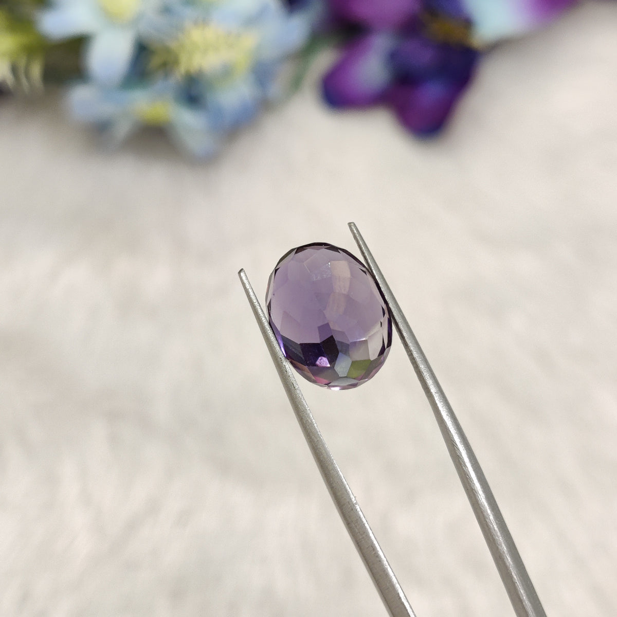 Natural Amethyst (Jamunia) | AME 286 | 6.95 Carat | Certified