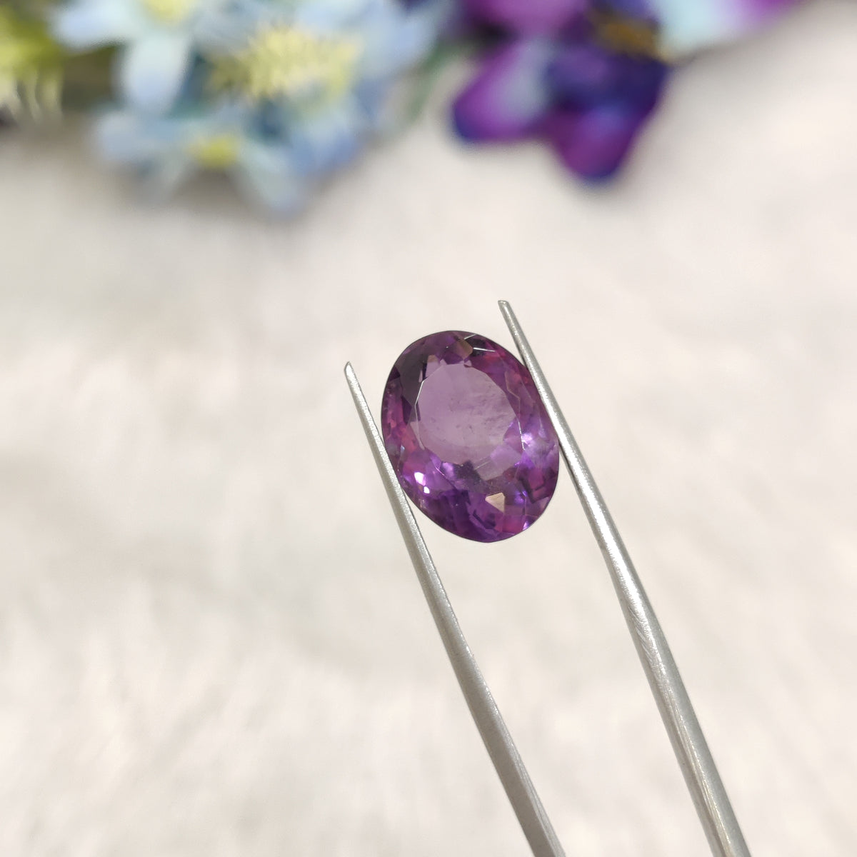 Natural Amethyst (Jamunia) | AME 288 | 6.77 Carat | Certified