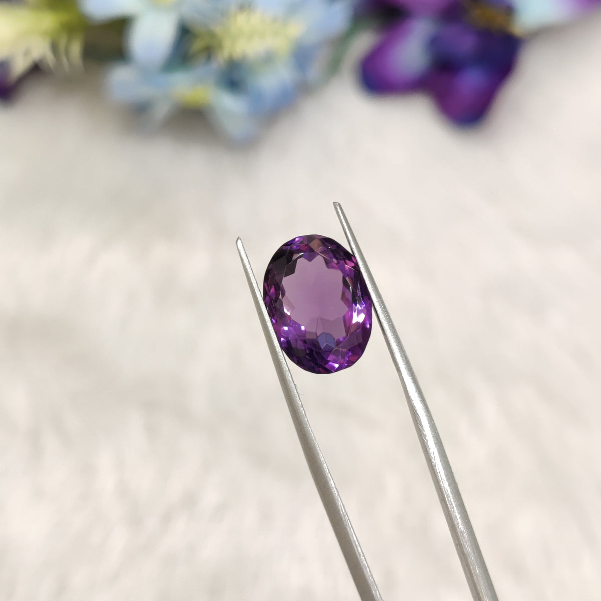Natural Amethyst (Jamunia) | AME 292 | 6.13 Carat | Certified