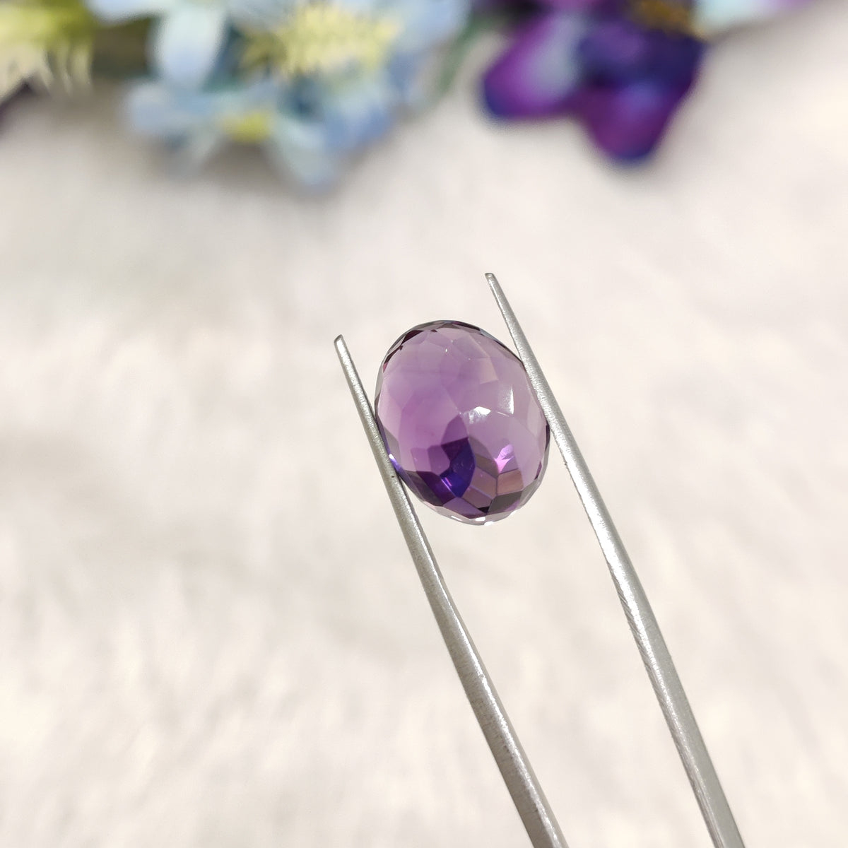 Natural Amethyst (Jamunia) | AME 295 | 7.23 Carat | Certified