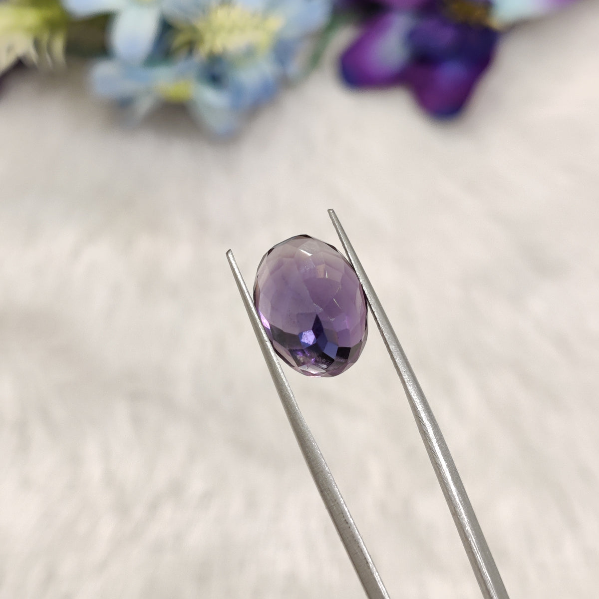 Natural Amethyst (Jamunia) | AME 296 | 7.49 Carat | Certified