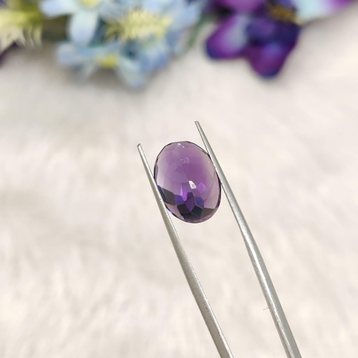 Natural Amethyst (Jamunia) | AME 297 | 6.18 Carat | Certified