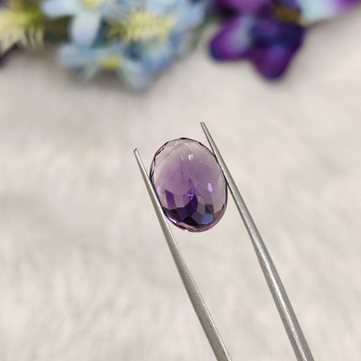 Natural Amethyst (Jamunia) | AME 298 | 6.88 Carat | Certified