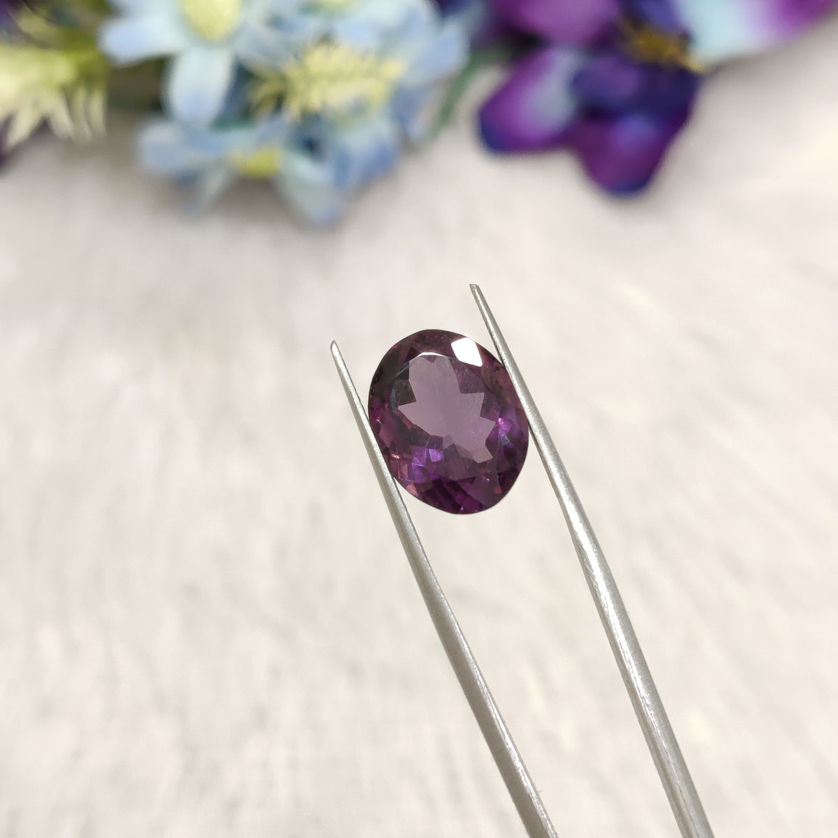 Natural Amethyst (Jamunia) | AME 301 | 7.37 Carat | Certified
