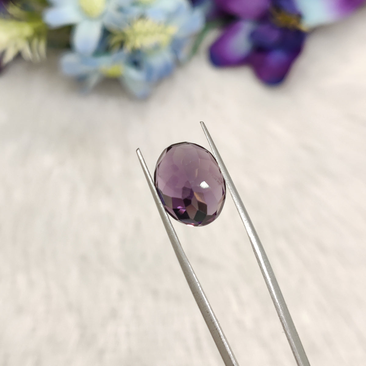 Natural Amethyst (Jamunia) | AME 301 | 7.37 Carat | Certified