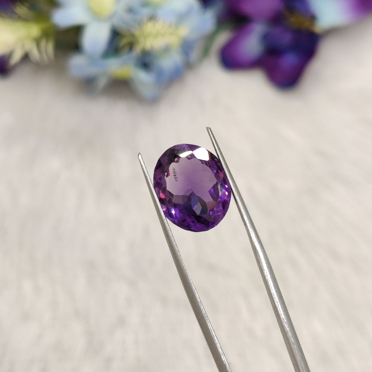Natural Amethyst (Jamunia) | AME 302 | 7.52 Carat | Certified