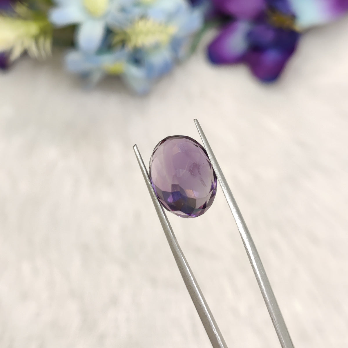 Natural Amethyst (Jamunia) | AME 303 | 7.12 Carat | Certified