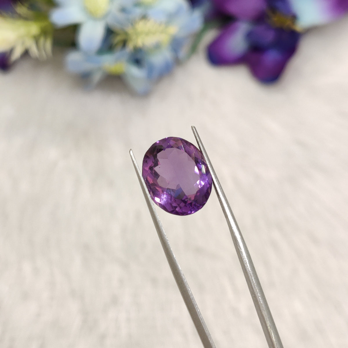 Natural Amethyst (Jamunia) | AME 305 | 7.09 Carat | Certified
