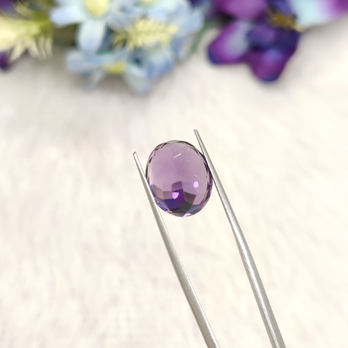 Natural Amethyst (Jamunia) | AME 305 | 7.09 Carat | Certified