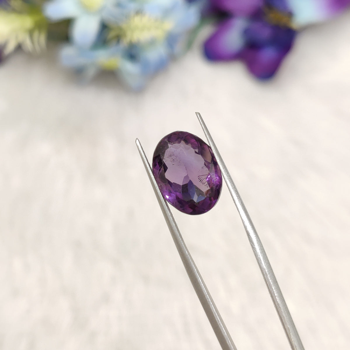 Natural Amethyst (Jamunia) | AME 309 | 6.71 Carat | Certified