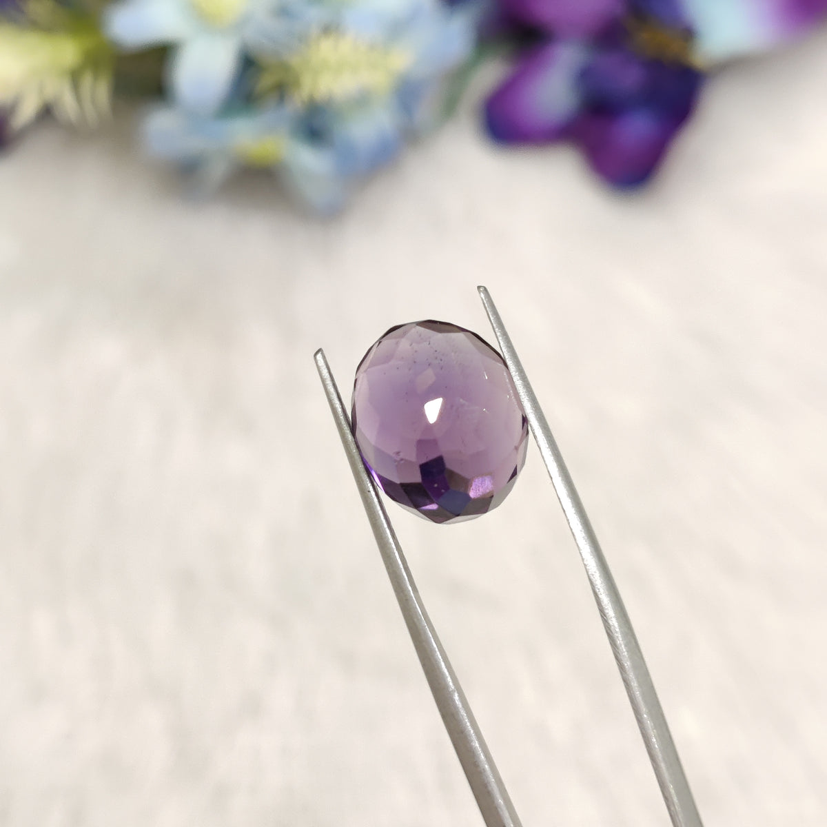 Natural Amethyst (Jamunia) | AME 310 | 7.77 Carat | Certified