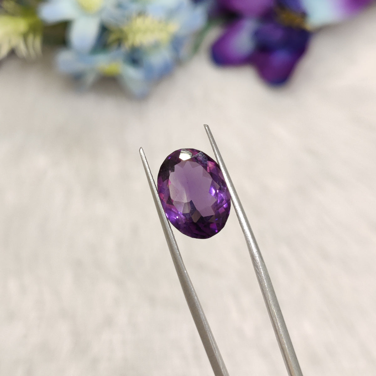 Natural Amethyst (Jamunia) | AME 312 | 6.54 Carat | Certified