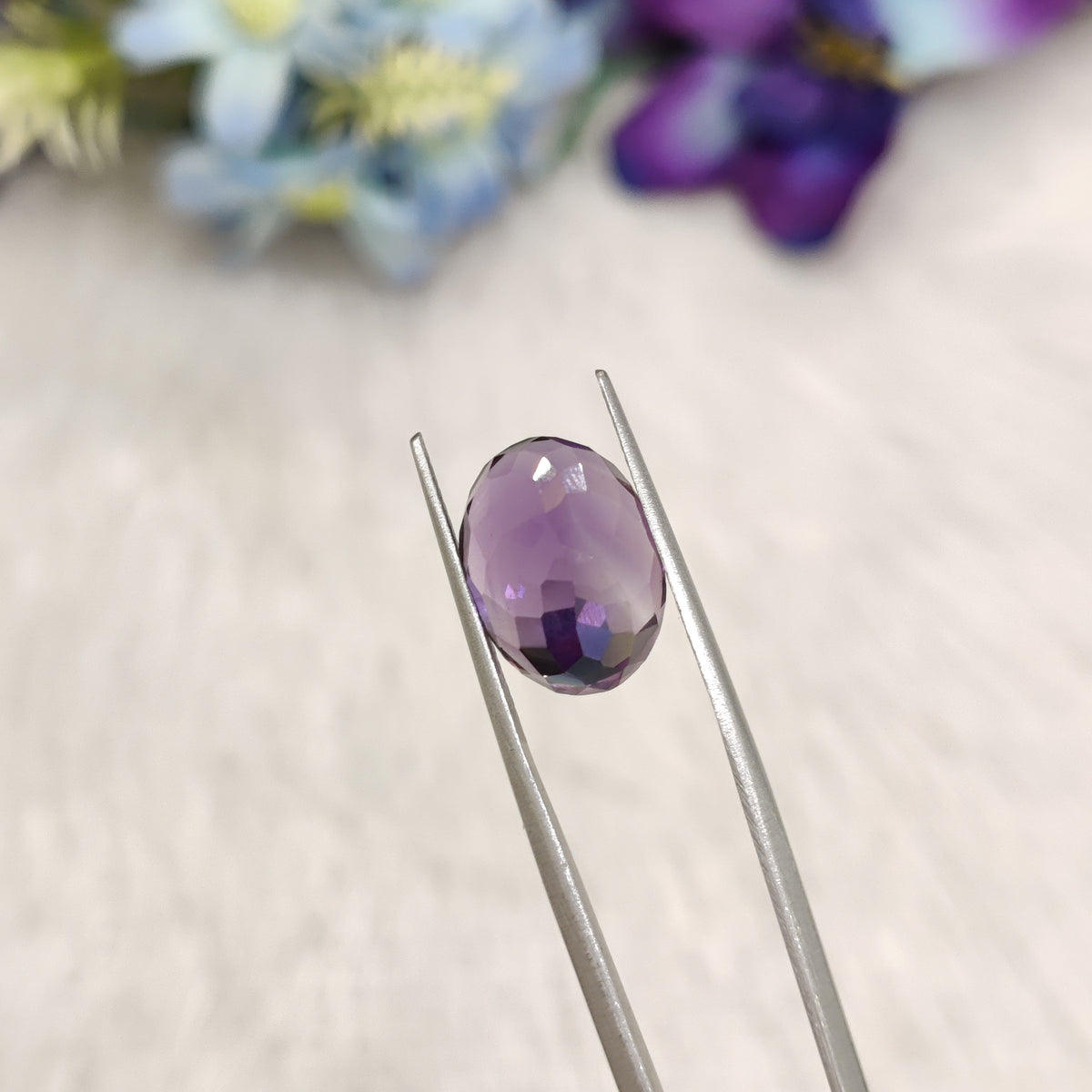 Natural Amethyst (Jamunia) | AME 312 | 6.54 Carat | Certified