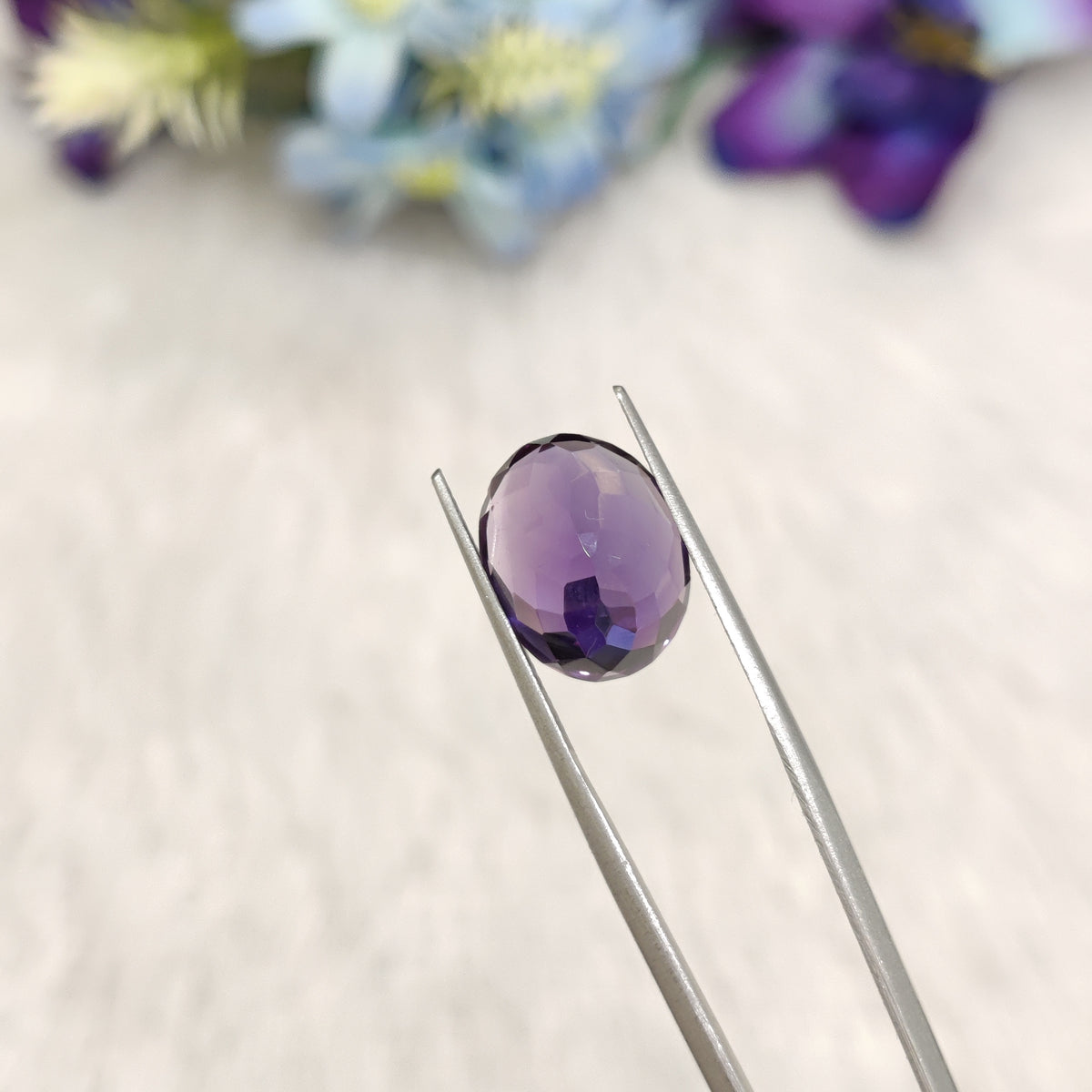 Natural Amethyst (Jamunia) | AME 314 | 6.96 Carat | Certified