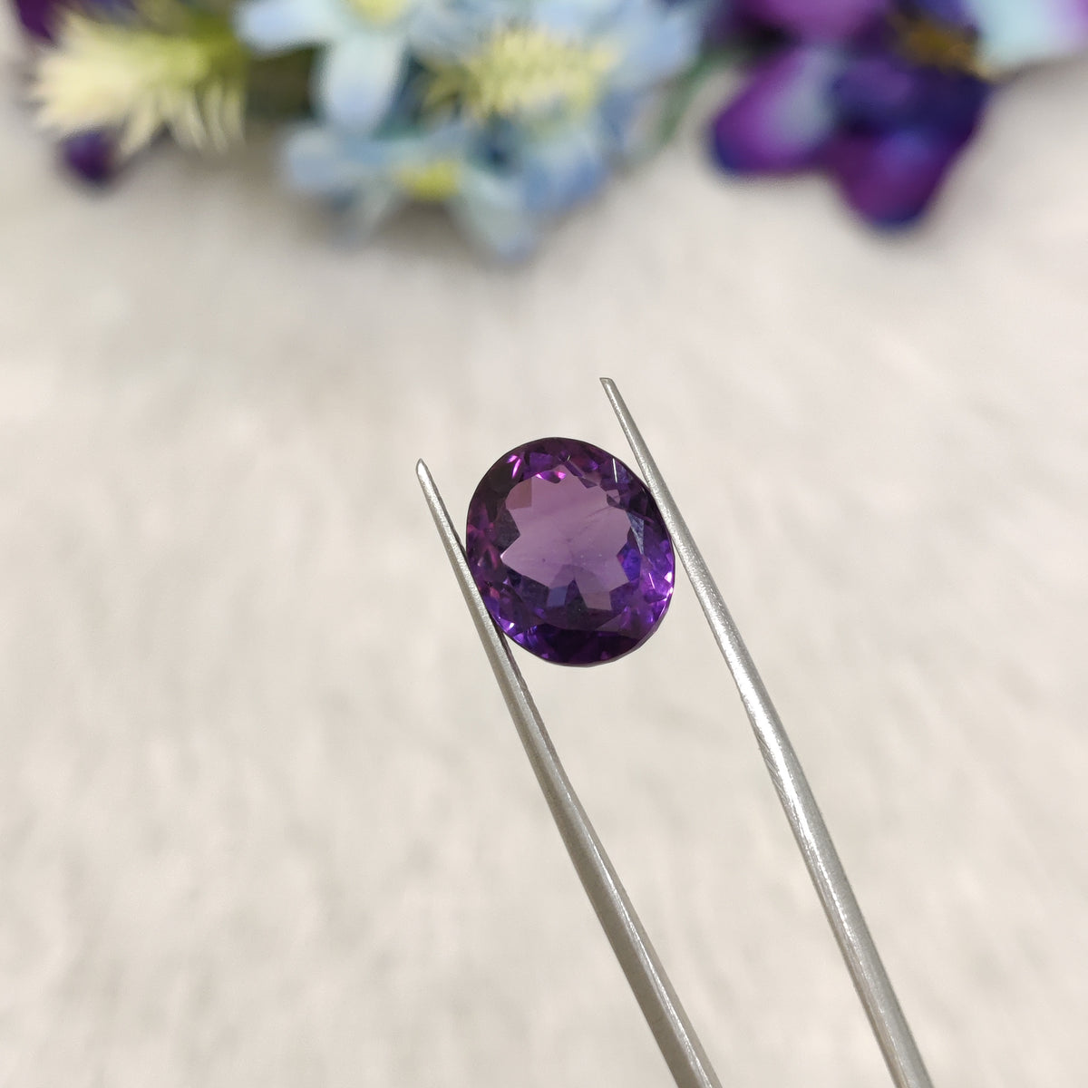Natural Amethyst (Jamunia) | AME 316 | 7.47 Carat | Certified