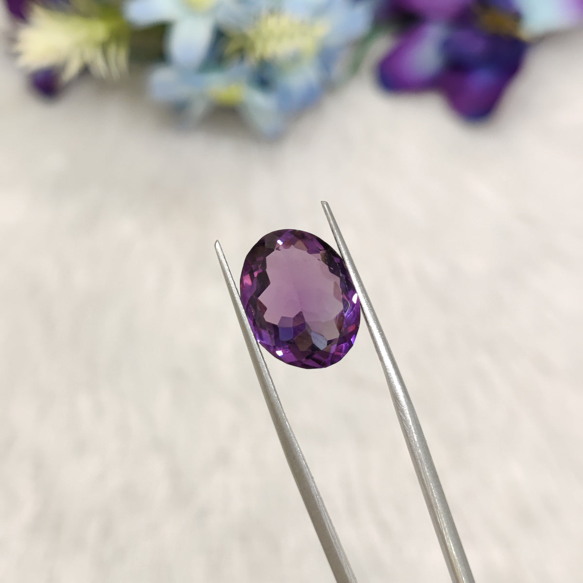 Natural Amethyst (Jamunia) | AME 317 | 7.03 Carat | Certified