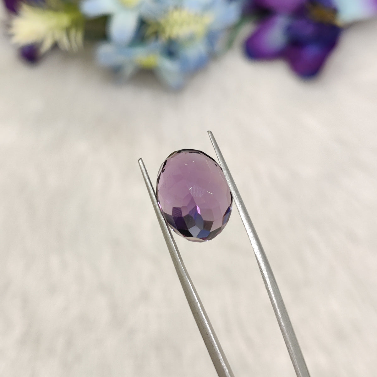 Natural Amethyst (Jamunia) | AME 317 | 7.03 Carat | Certified