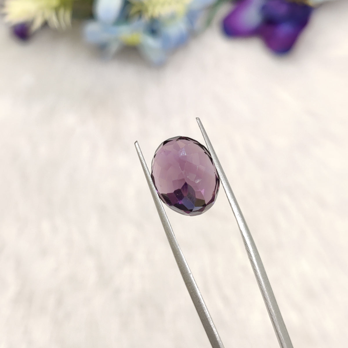 Natural Amethyst (Jamunia) | AME 330 | 6.99 Carat | Certified