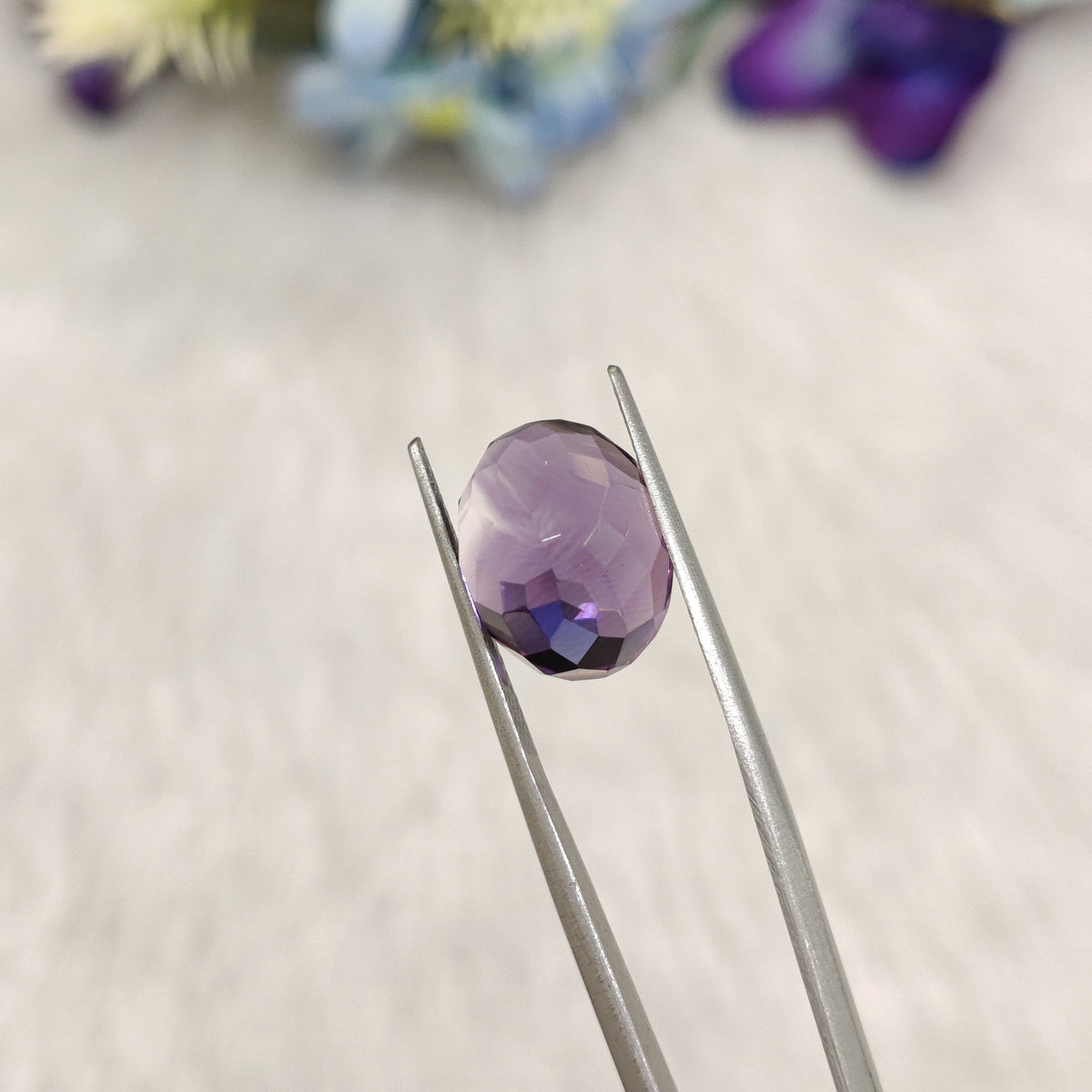 Natural Amethyst (Jamunia) | AME 332 | 7.55 Carat | Certified