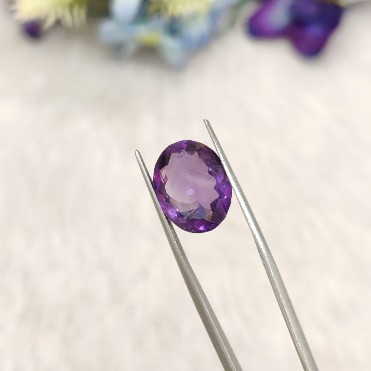 Natural Amethyst (Jamunia) | AME 333 | 6.56 Carat | Certified