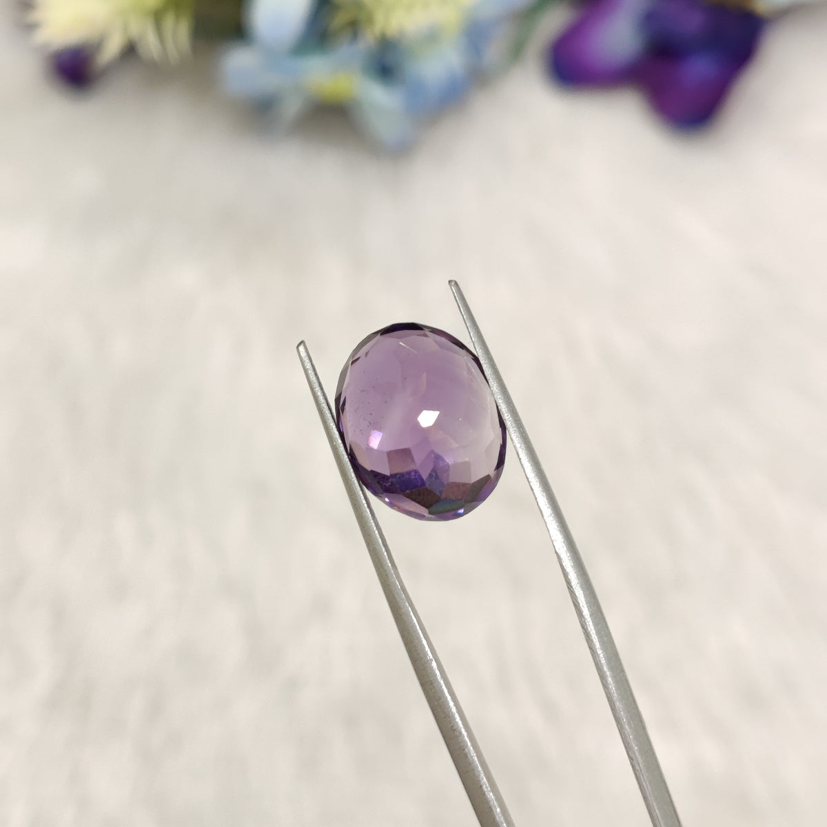 Natural Amethyst (Jamunia) | AME 333 | 6.56 Carat | Certified