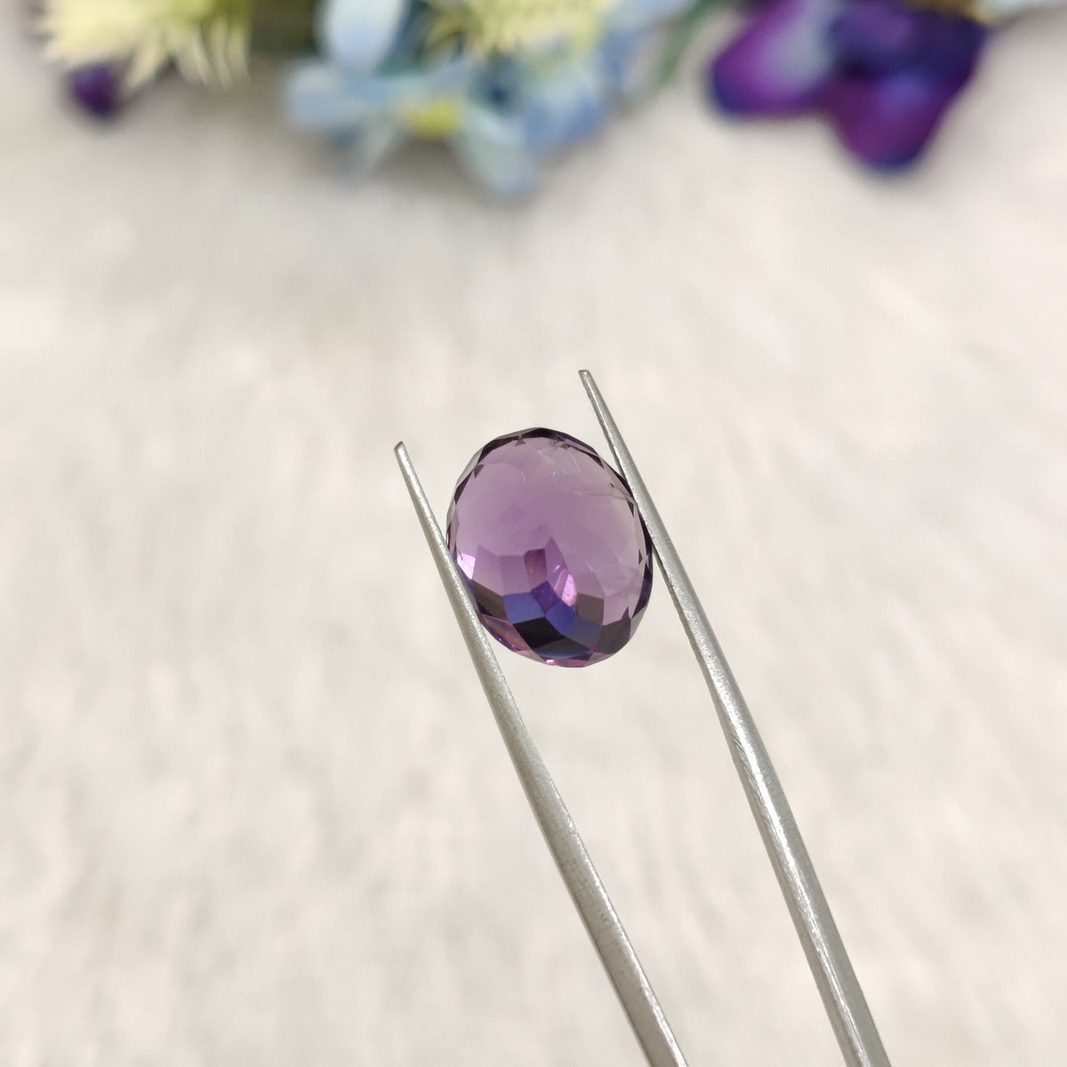 Natural Amethyst (Jamunia) | AME 335 | 7.14 Carat | Certified