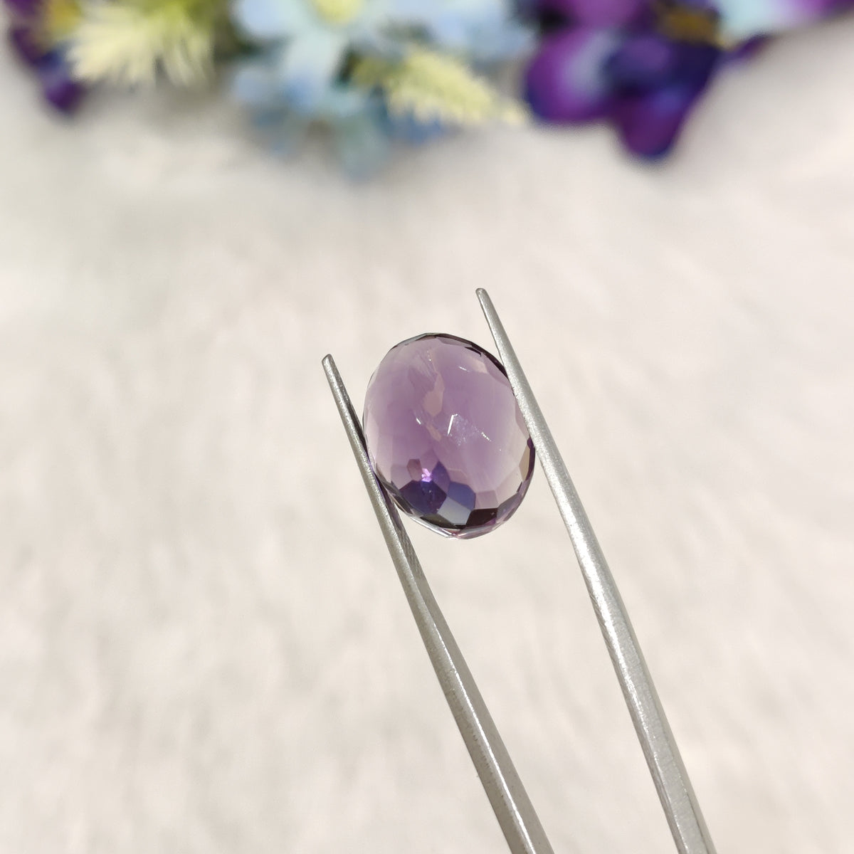 Natural Amethyst (Jamunia) | AME 336 | 7.74 Carat | Certified
