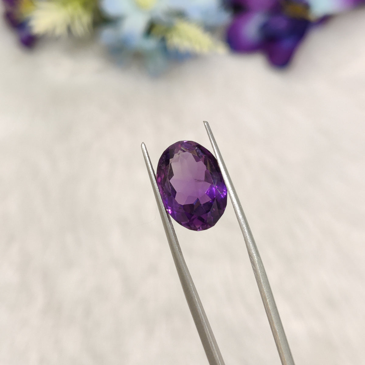 Natural Amethyst (Jamunia) | AME 339 | 7.1 Carat | Certified