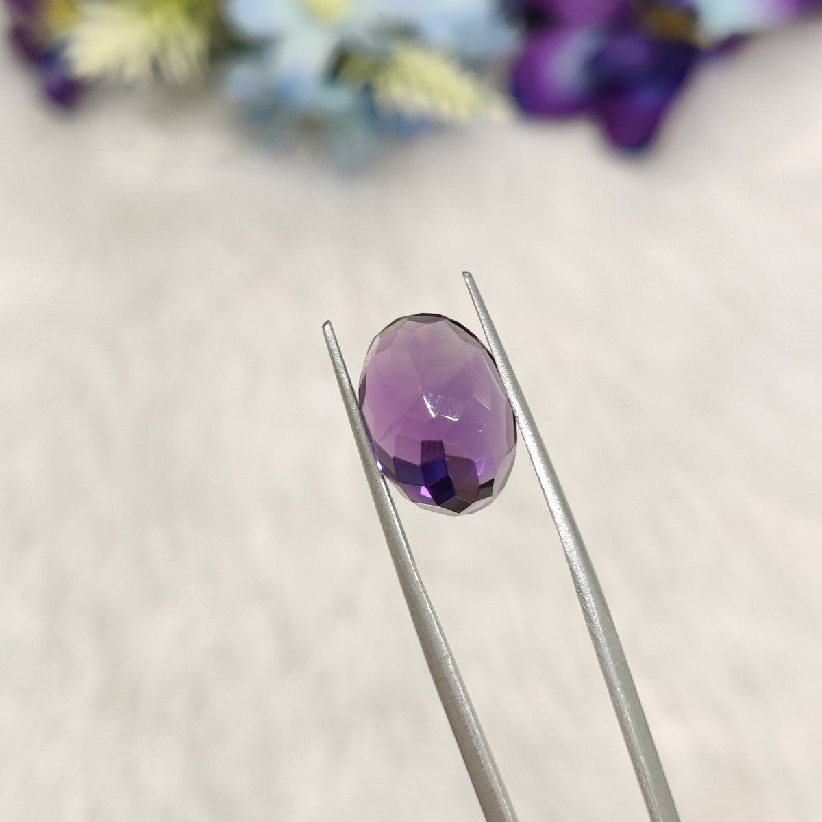 Natural Amethyst (Jamunia) | AME 339 | 7.1 Carat | Certified