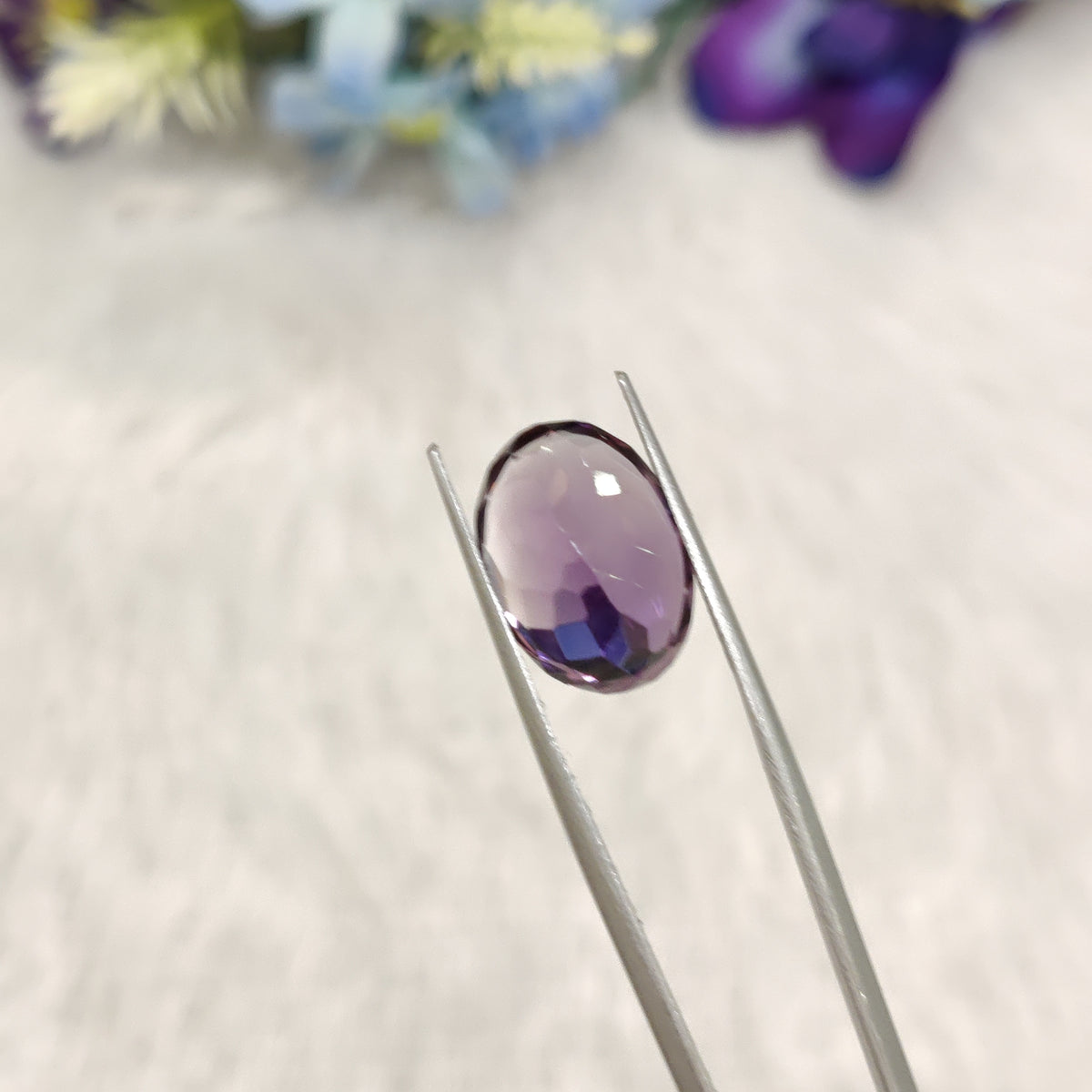 Natural Amethyst (Jamunia) | AME 341 | 7.6 Carat | Certified