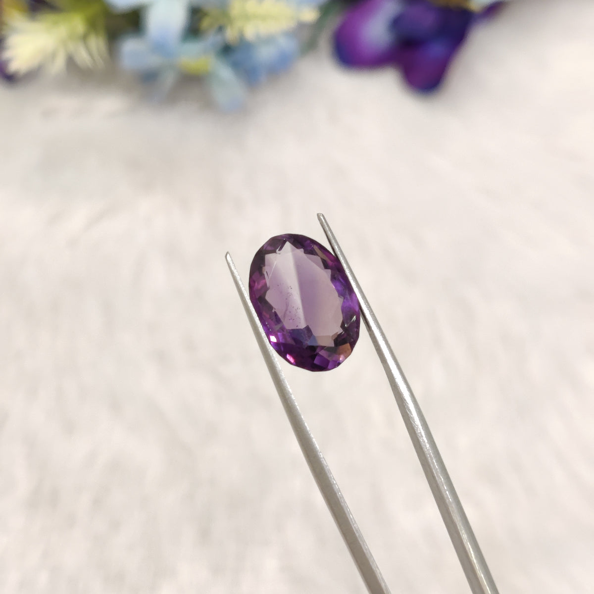 Natural Amethyst (Jamunia) | AME 350 | 6.11 Carat | Certified