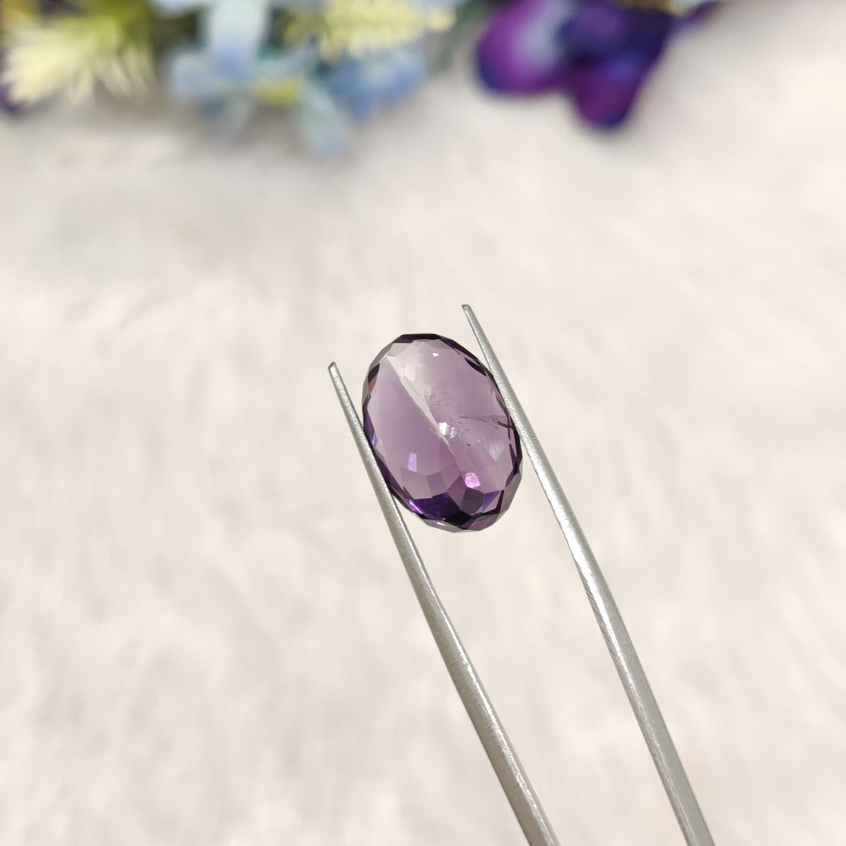 Natural Amethyst (Jamunia) | AME 350 | 6.11 Carat | Certified