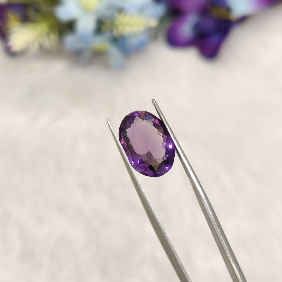 Natural Amethyst (Jamunia) | AME 351 | 5.15 Carat | Certified